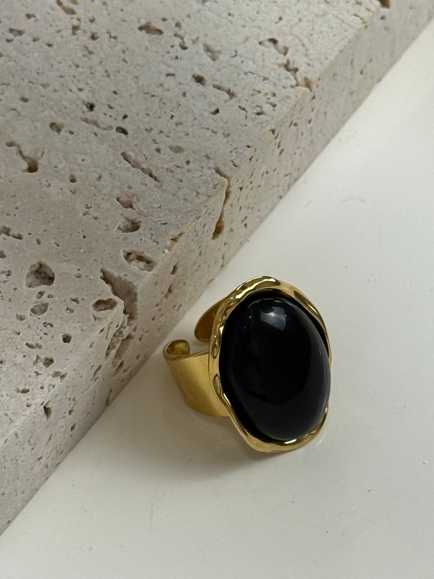 Noir Statement Ring