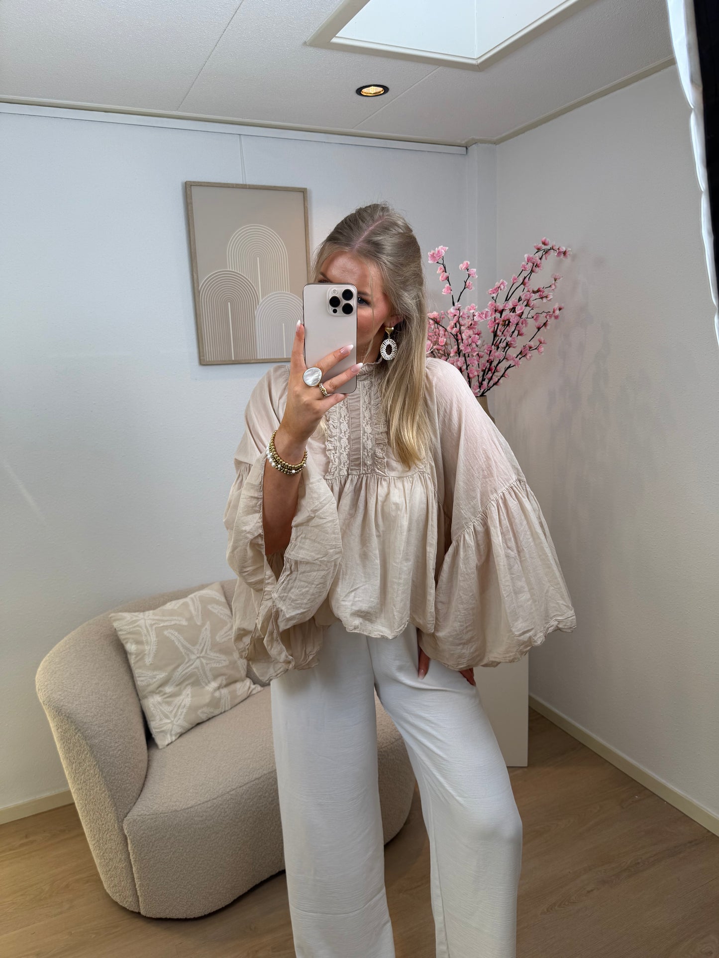 Pippa Blouse Beige