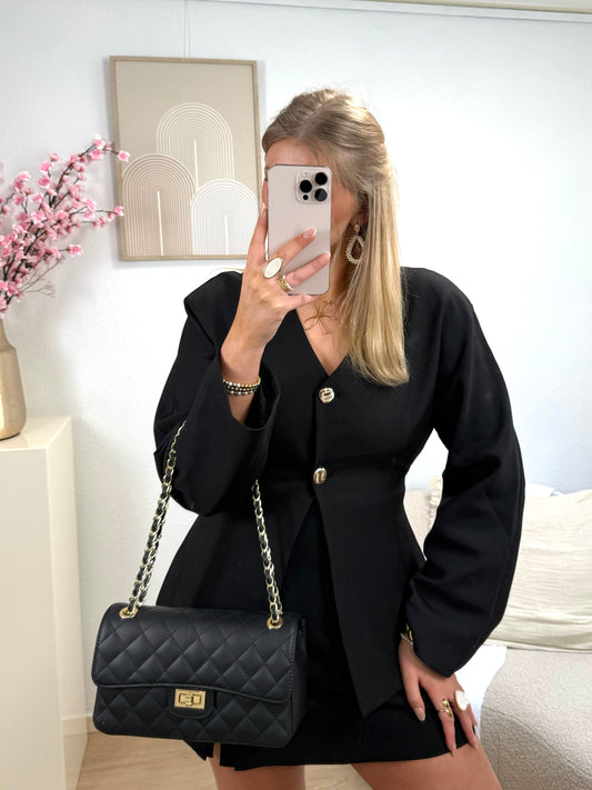 Mila Button Blazer