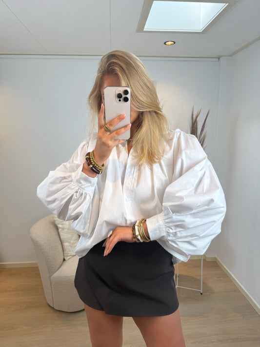 Timeless Oversized Blouse White