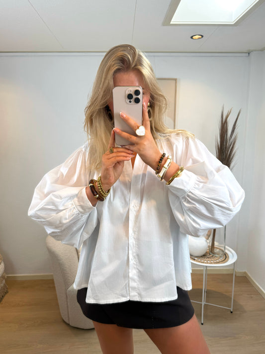 Timeless Oversized Blouse White