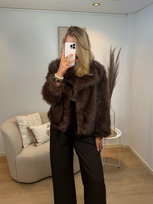 Espresso Fur Coat