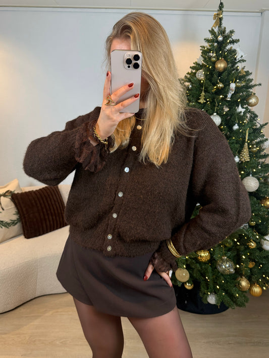 Soft Cocoa Cardigan