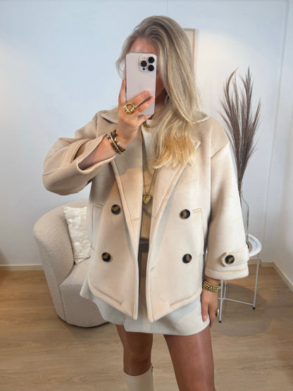 Beige Fleece Jacket