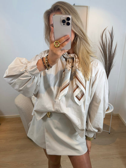 Timeless Oversized Blouse Beige