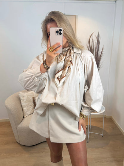 Timeless Oversized Blouse Beige