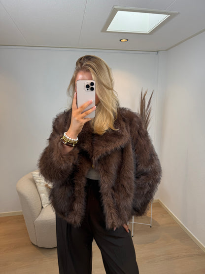 Espresso Fur Coat