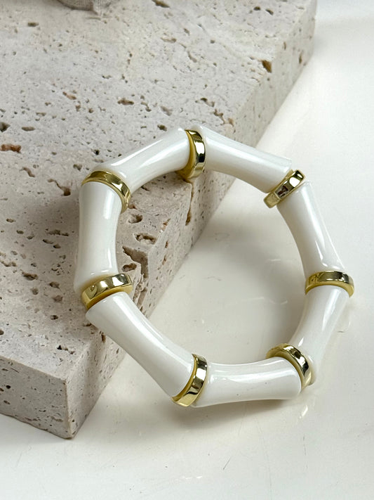 Ivory Bamboo Bracelet