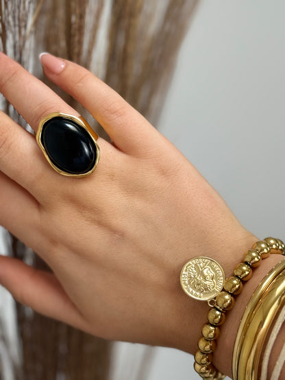 Noir Statement Ring