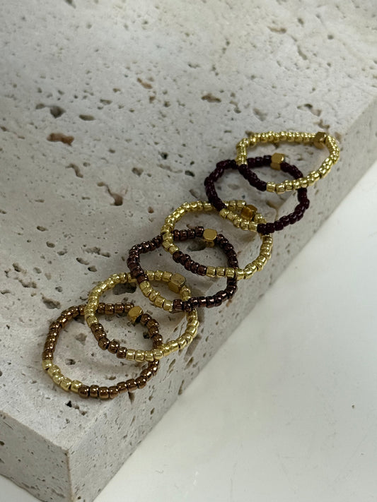 Caramel Ring Set