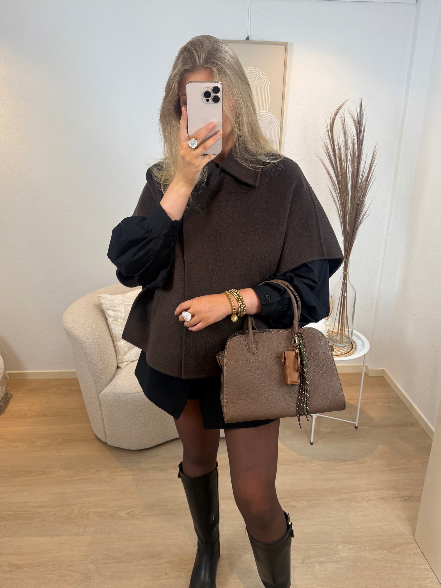 Chic Brown Poncho