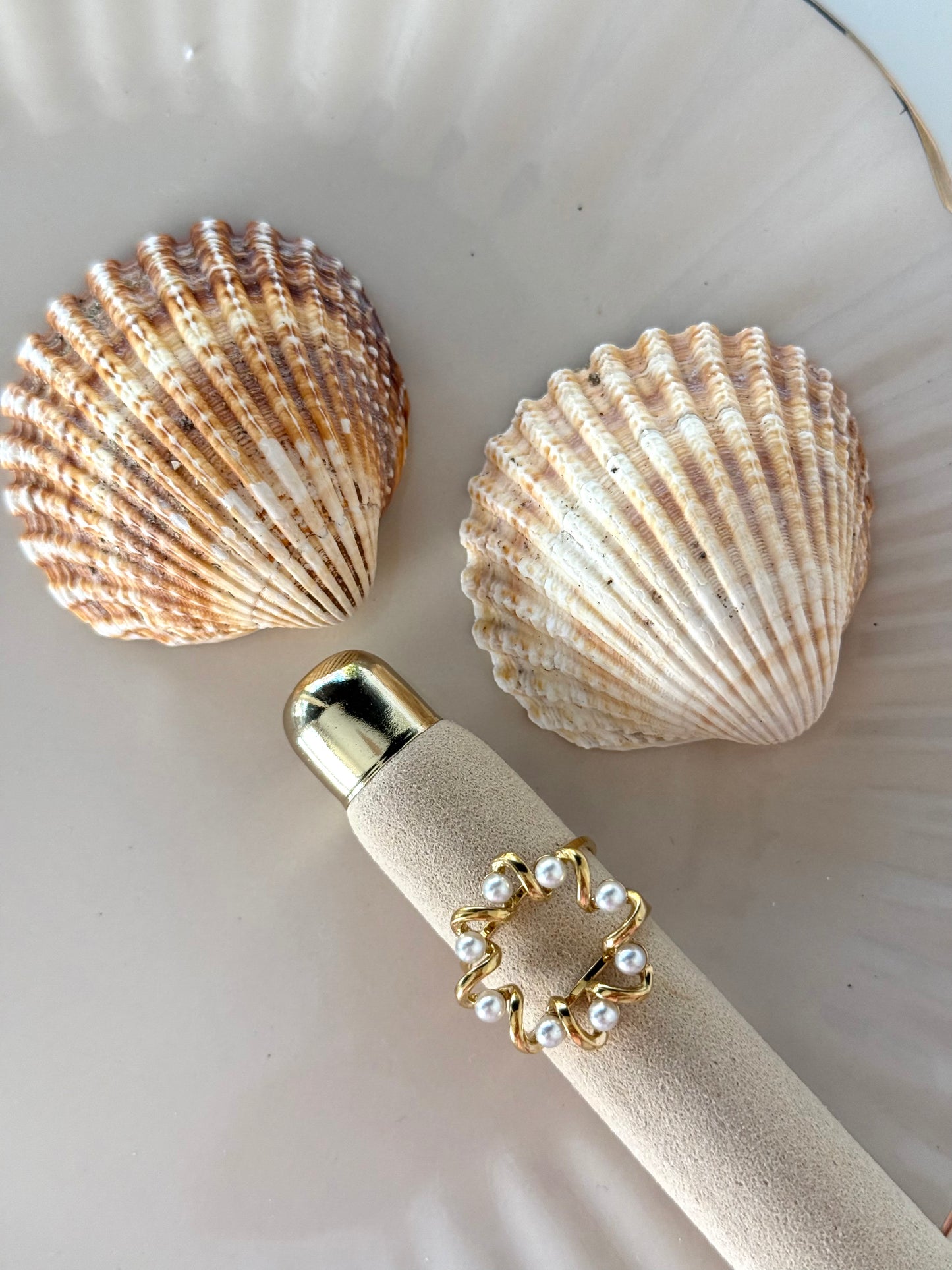 Pearl Twist Ring