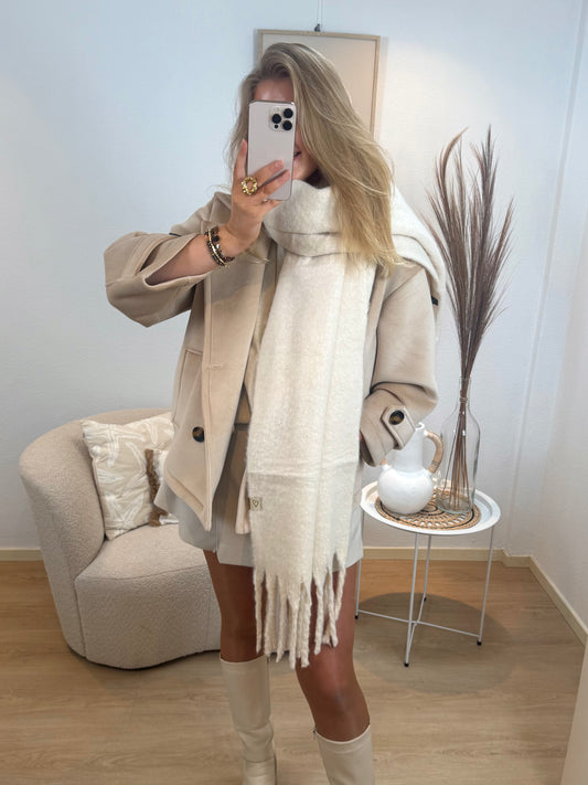 Beige Winter Scarf