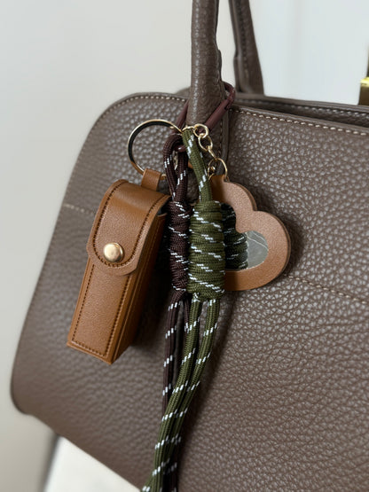 Bagcharm Brown Army Green