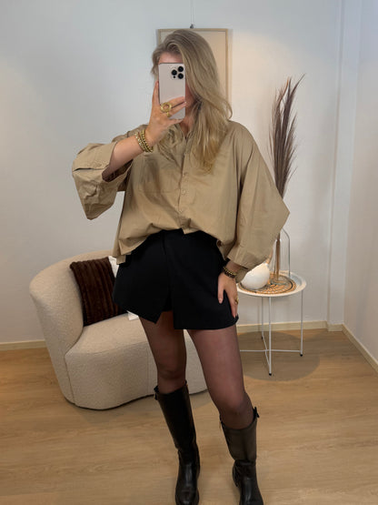 Essential Oversized Blouse Beige