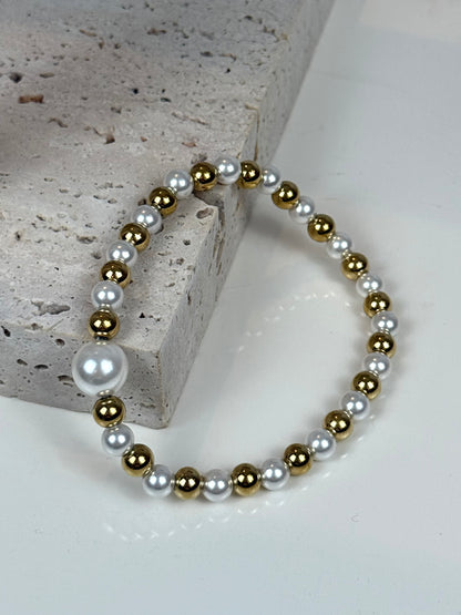 Big Pearl Bubble Armband
