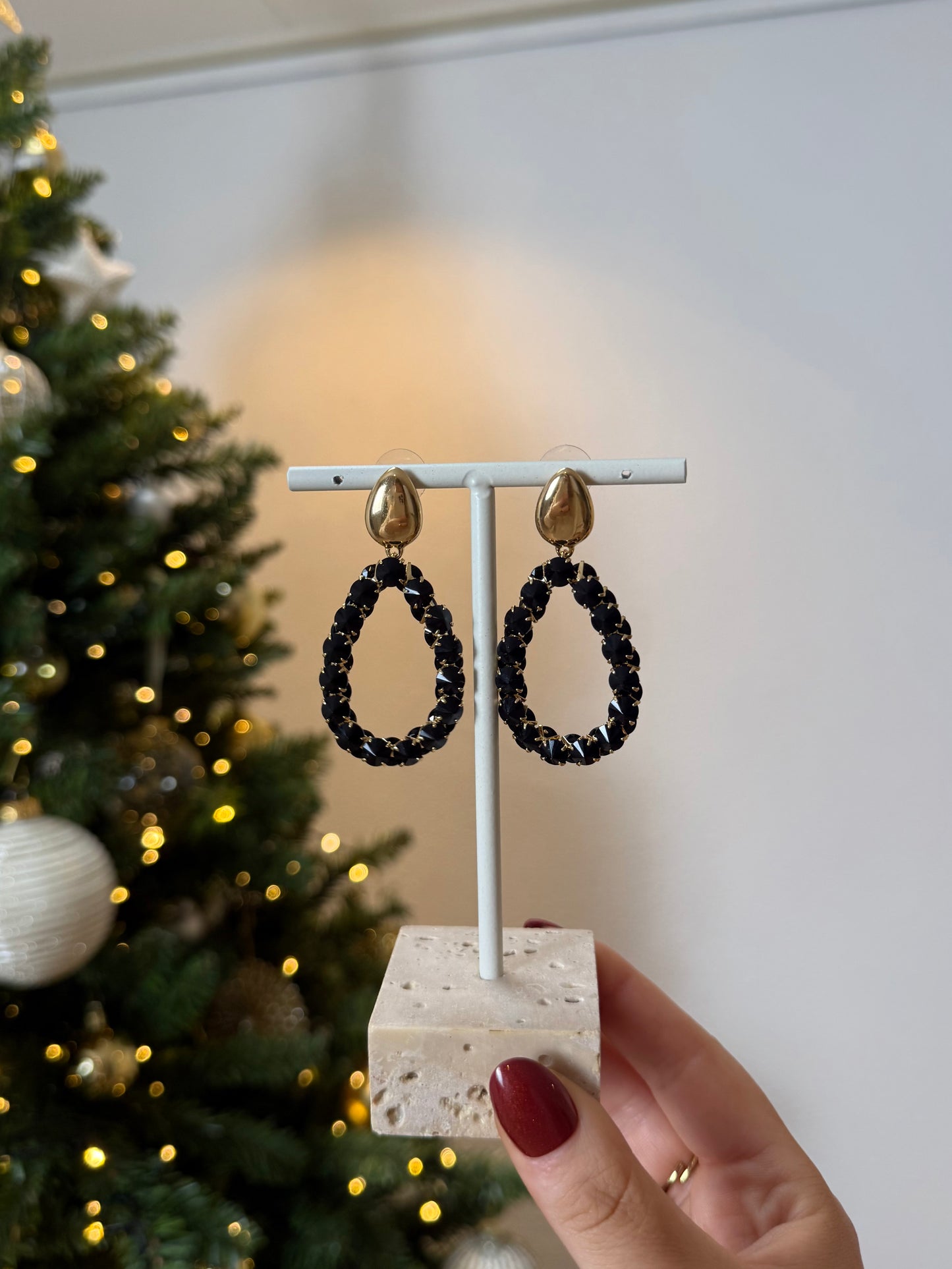 Black Gala Earrings