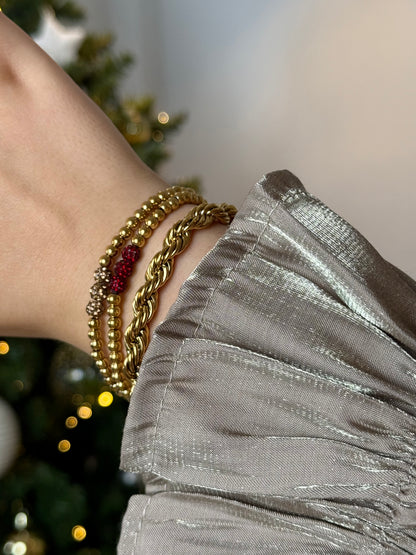 Golden Twirl Armband