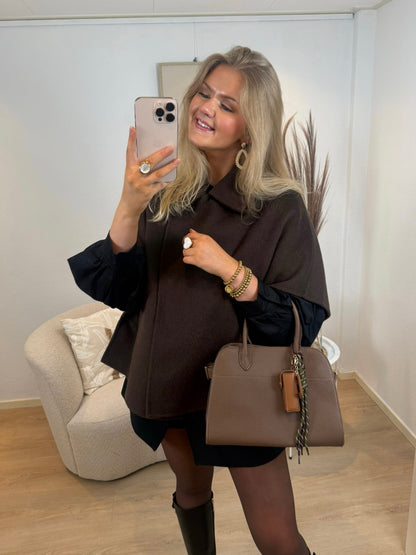 Chic Brown Poncho