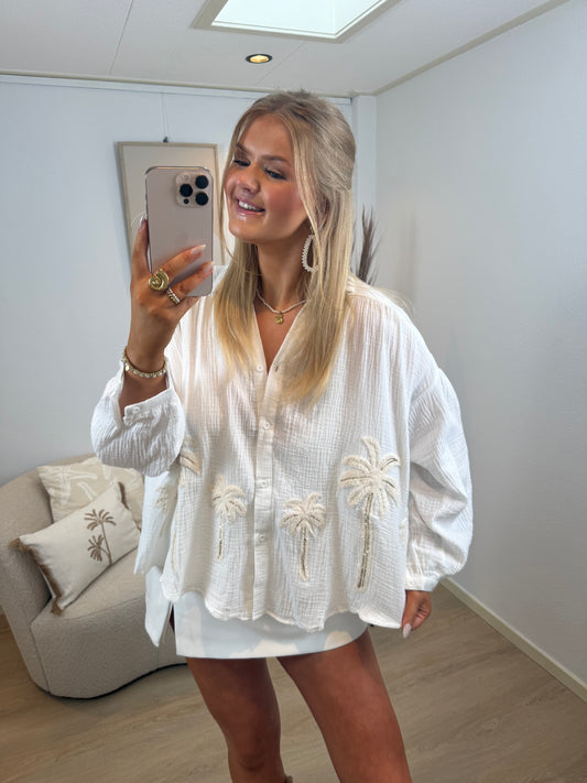 Liva Palm Blouse