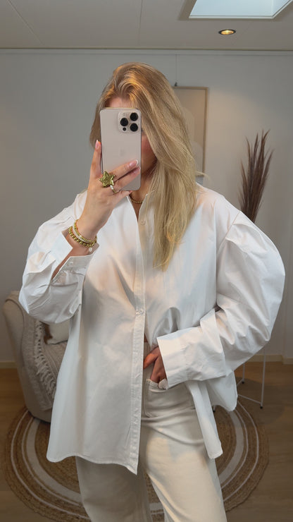 Signature Oversized Blouse