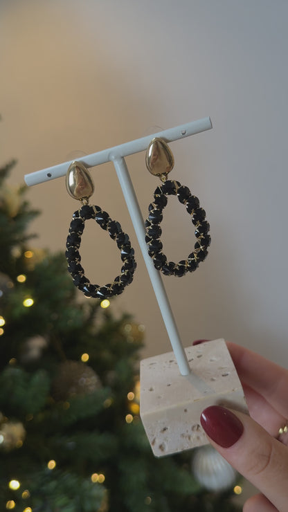 Black Gala Earrings