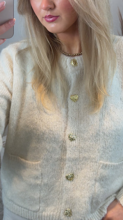 Golden Heart Cardigan