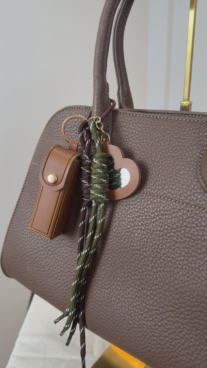 Bagcharm Brown Army Green